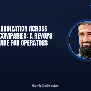 CRM Standardization Across Portfolio Companies: A RevOps Decision Guide for Operators